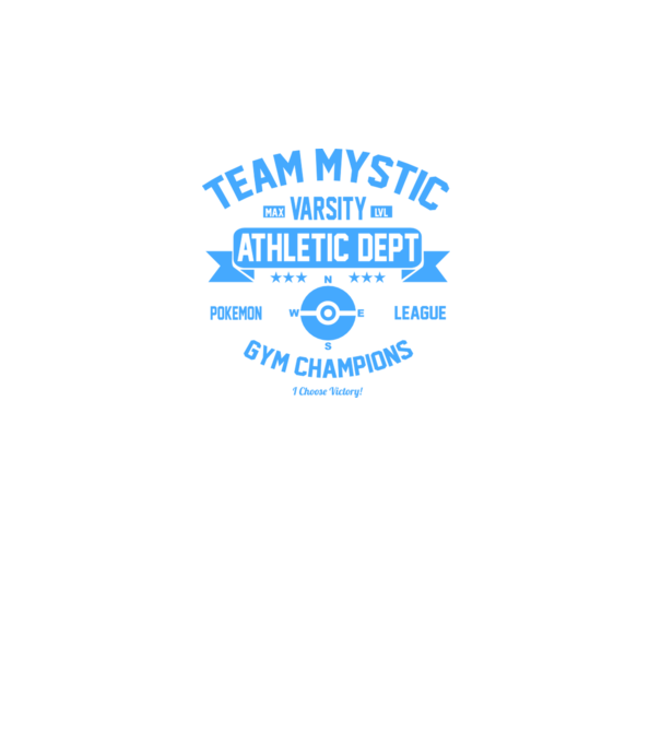 Mystic champions model gri închis pe tricou