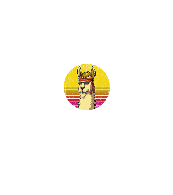 No Prob LLama - Láma model negru pe tricou