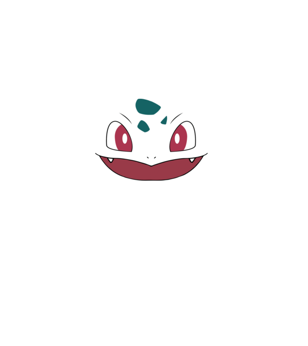 Bulbasaur model gri pe tricou