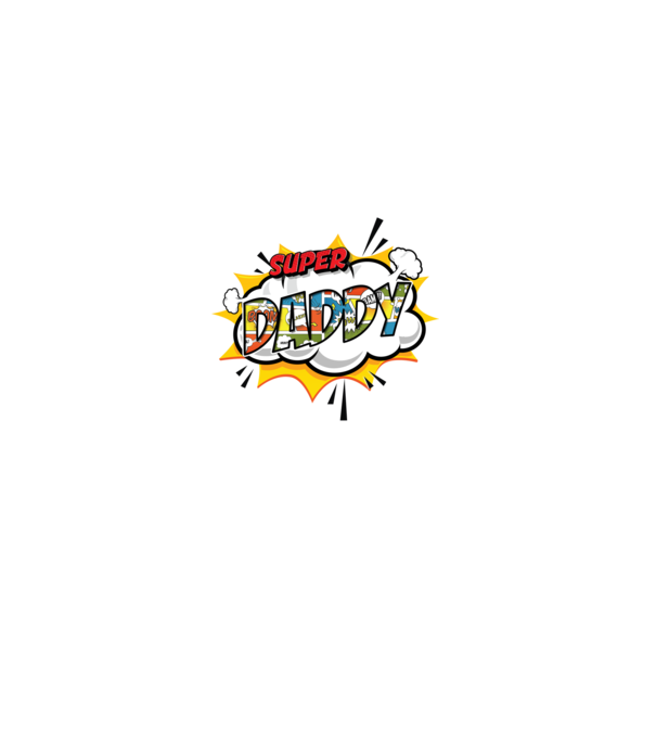 Comic Daddy model roșu pe tricou