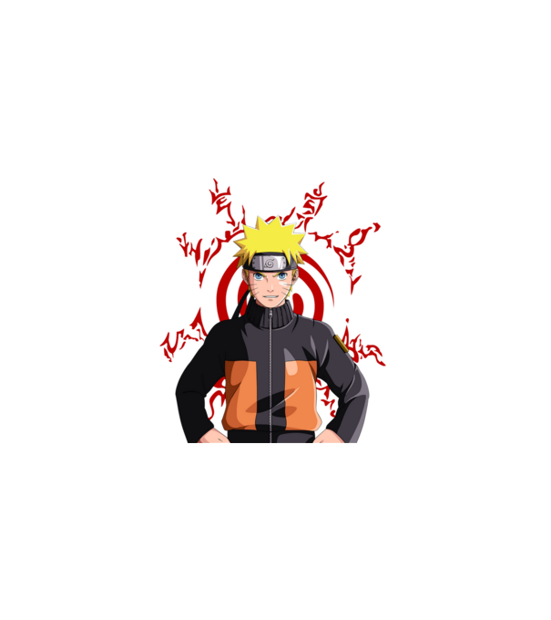 NARUTO model negru pe tricou
