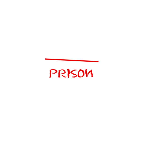 Back to prison - școală model negru pe tricou
