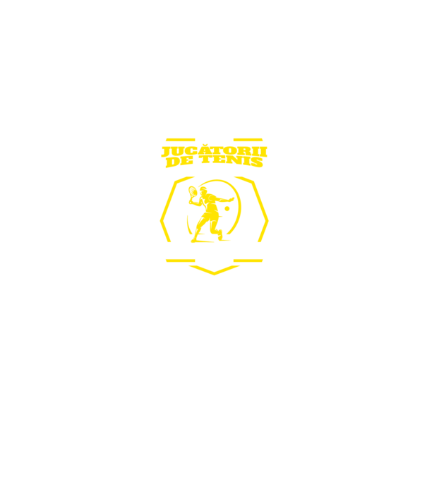 Toți jucătorii de tenis sunt creați egali August model negru pe tricou
