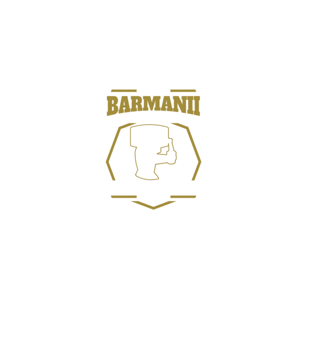 Toți barmanii creați egali August model negru pe tricou