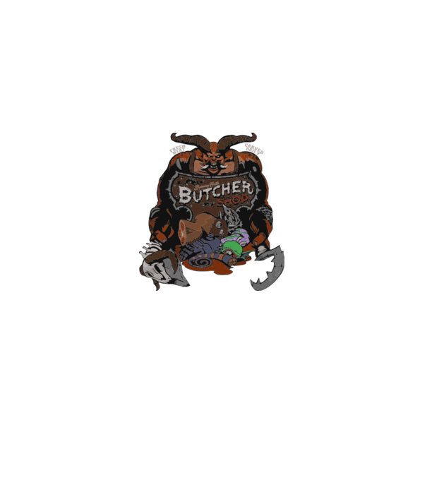 Heroes of the Storm - Butcher (snapsleek) model negru pe tricou