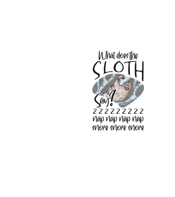 What does the sloth say model galben neon pe tricou