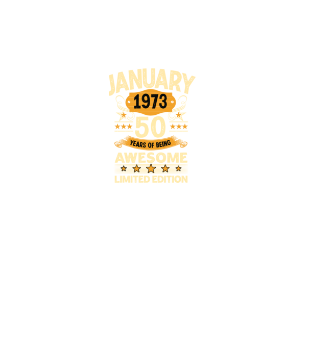 January 1973 50 years of being limited edition model turcoaz pe tricou