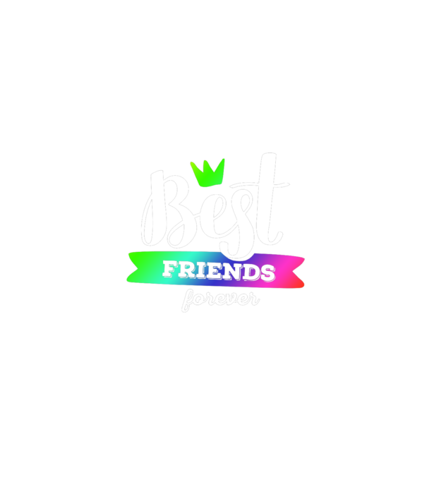 Best friends forever model turcoaz pe tricou