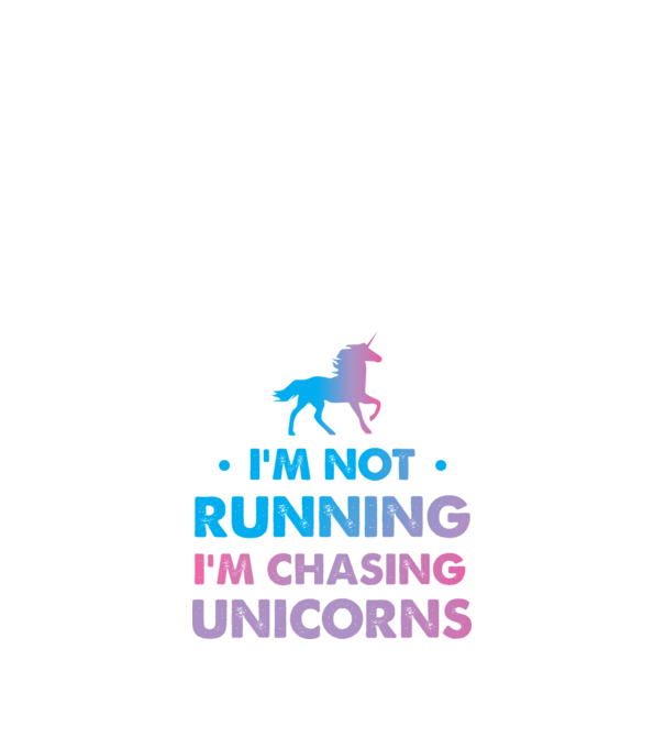 Unicorn Alergare model alb pe tricou
