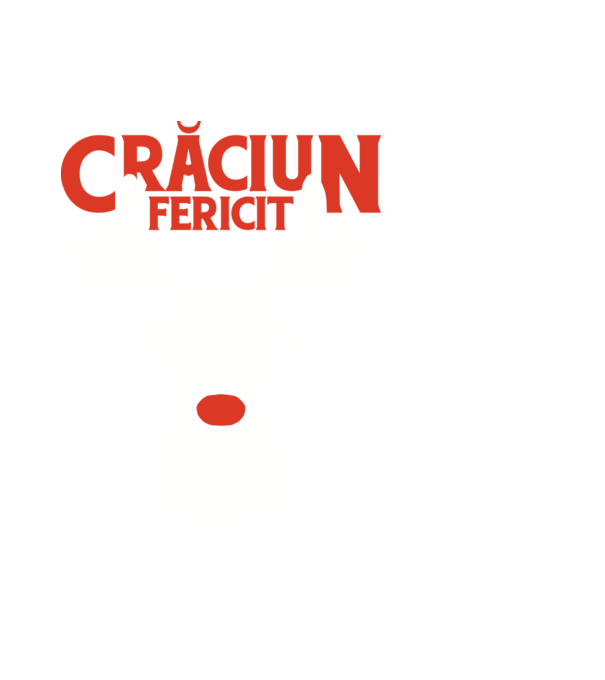 Căprioară de Crăciun antisocială model negru pe tricou