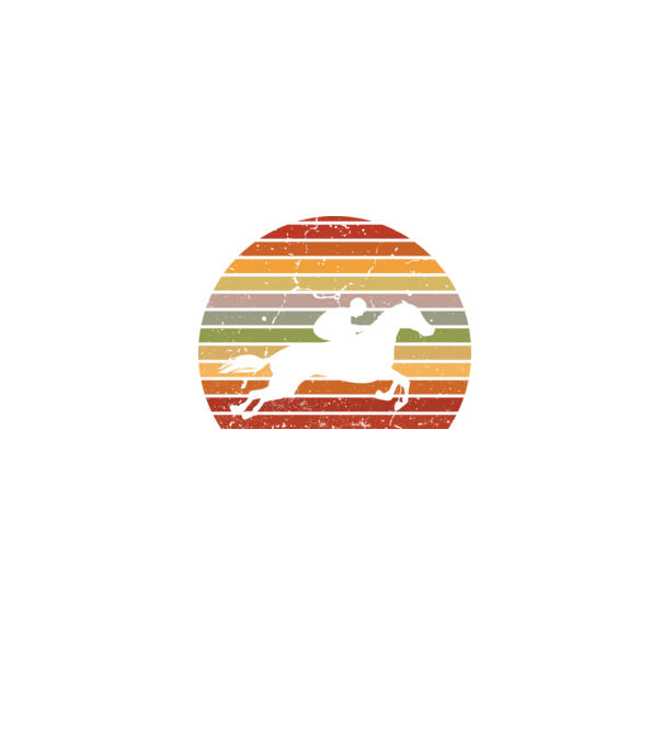 horse race model albastru jeanși pe tricou