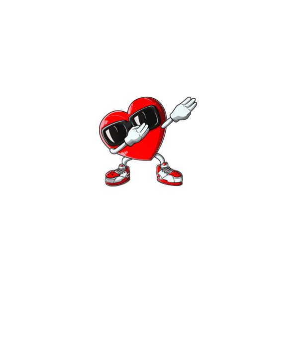 Dab inima model negru pe tricou