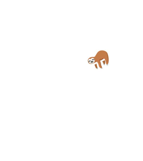 Just do it later sloth model galben neon pe tricou