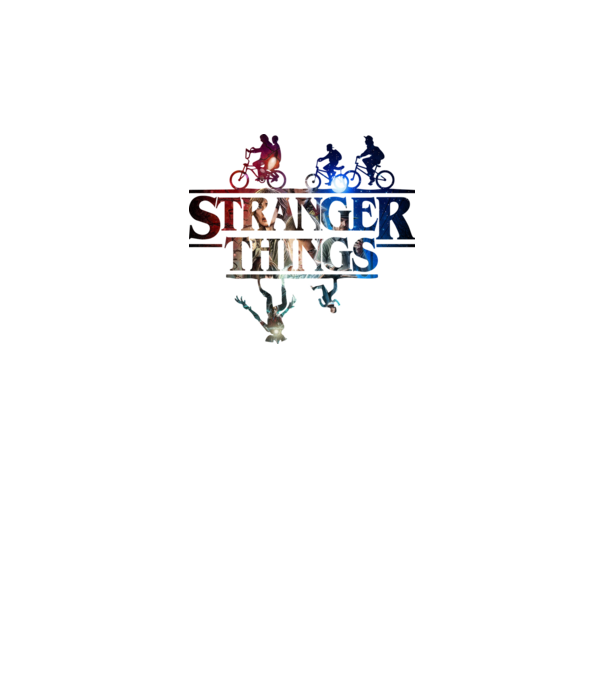 stranger things quote poster2 model alb pe tricou