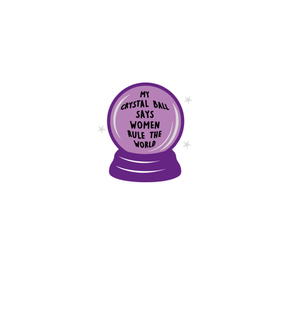 Women rule the world model negru pe tricou