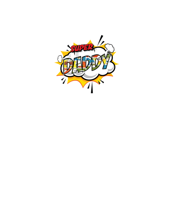 Comic Daddy model roșu pe tricou