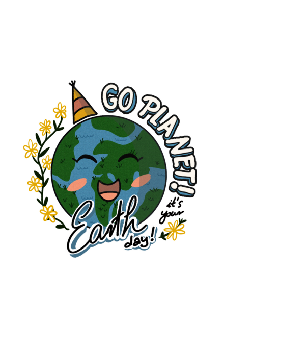 Go planet model alb pe tricou