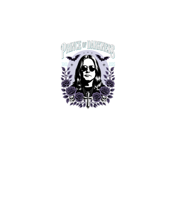 Prince of Darkness model negru pe tricou