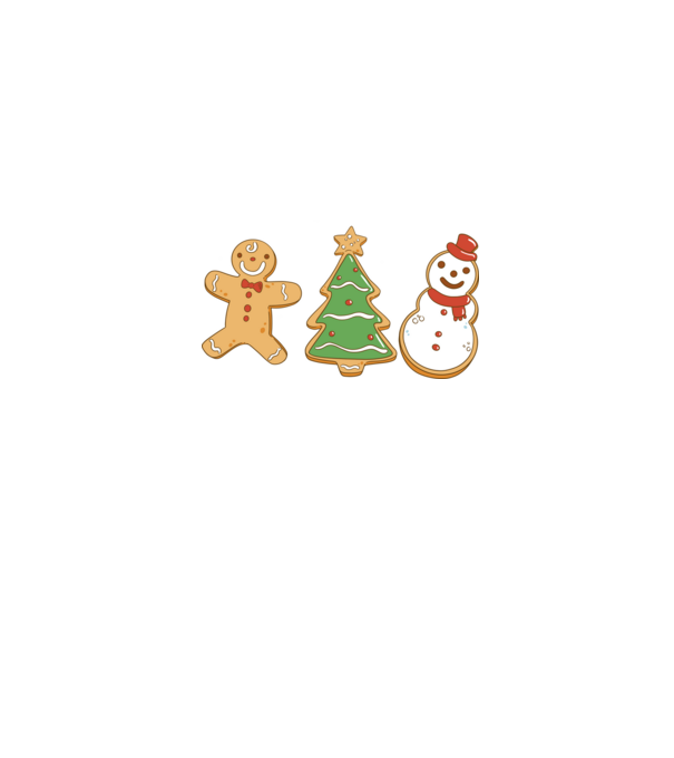 christmas cookies model albastru jeanși pe tricou
