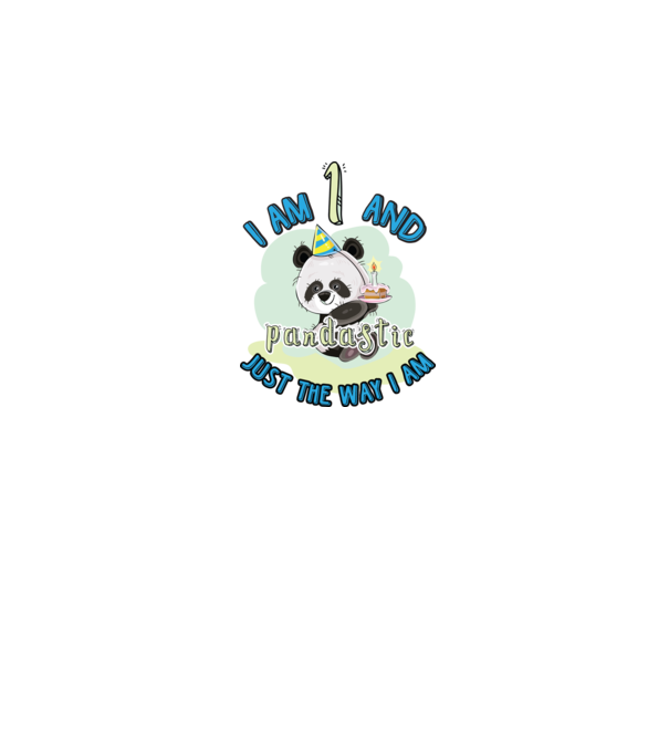 PANDASTIC 1 model alb pe tricou