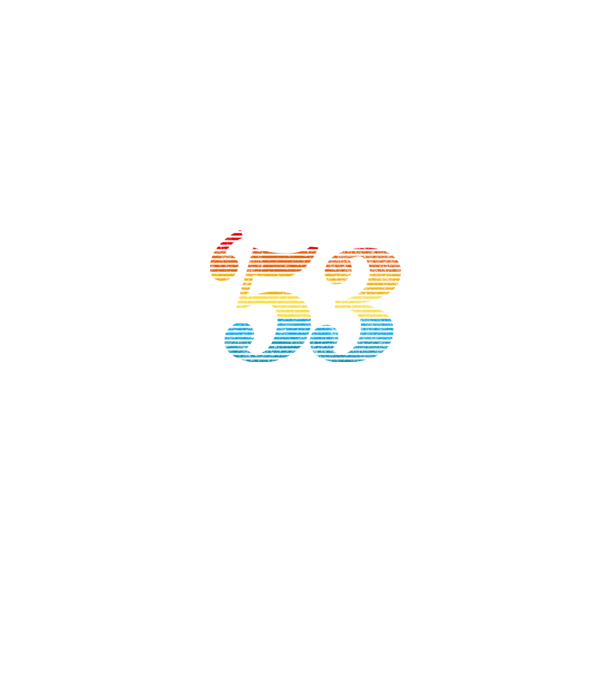 Retro Birthday 1953 model alb pe tricou