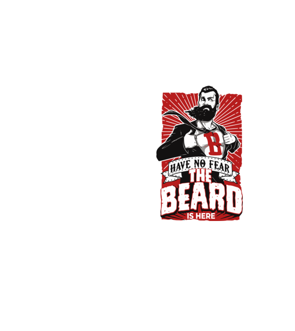 Have no fear the beard is here model galben neon pe tricou