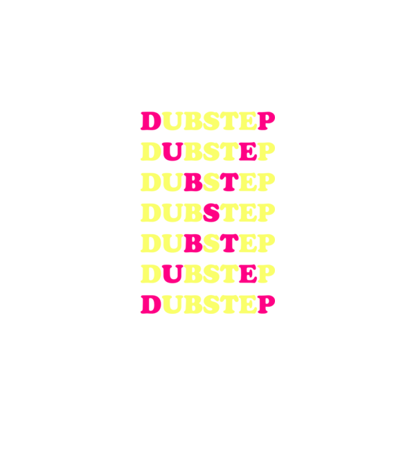 Dubstep model negru pe tricou