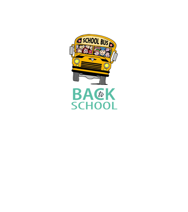 Back to school bus model negru pe tricou