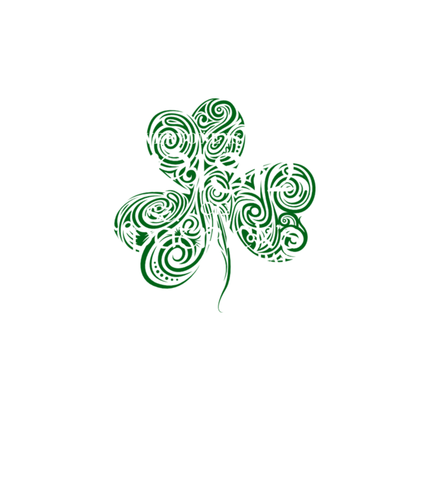 Everyone is irish shamrock model negru pe tricou