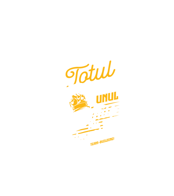 Totul este dificil pentru unul, dar nimic nu este imposibil pentru mulți! Team-building model negru pe tricou