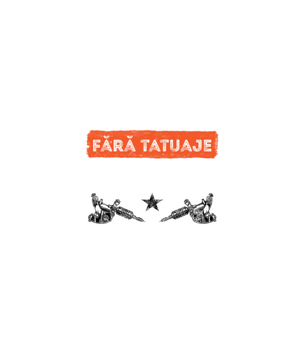 imaginează-ți viața fără tatuaje, acum revino-ți în fire și nu mai încerca! model negru pe tricou