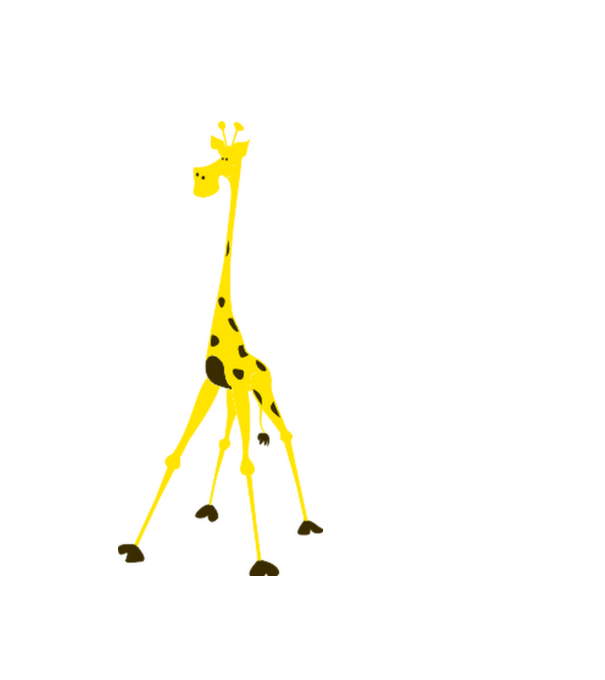 Giraffe model albastru deschis pe tricou