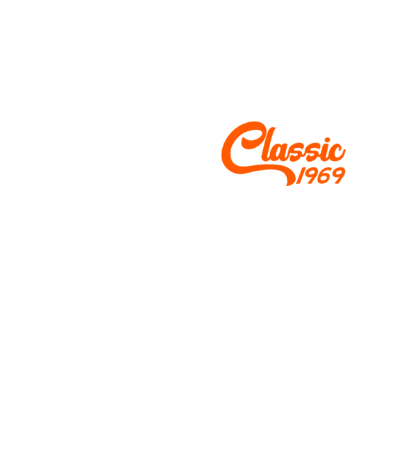 Classic 1969 model galben neon pe tricou