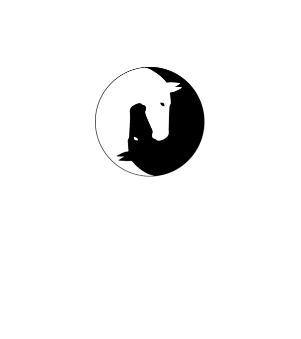 Lovas ying-yang model galben neon pe tricou