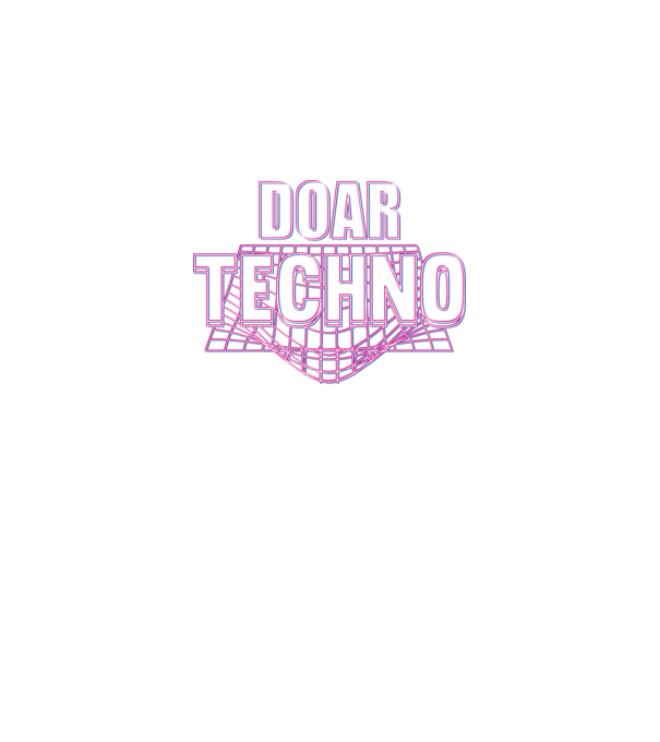 Doar techno model negru pe tricou