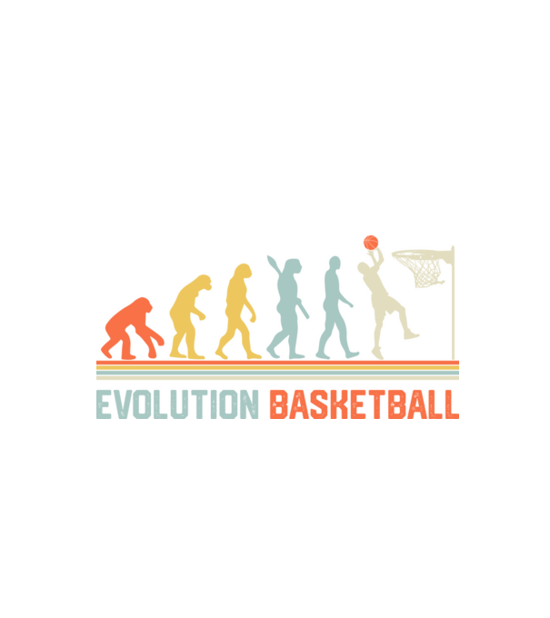 Evolution basketball model negru pe tricou