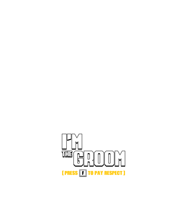 I'm the Groom model alb pe tricou