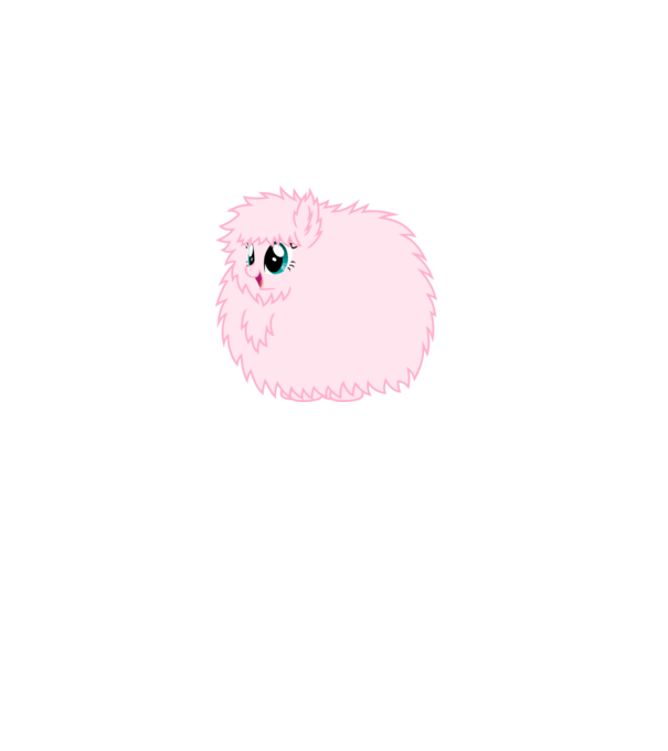 Fluffle Puff model alb pe tricou