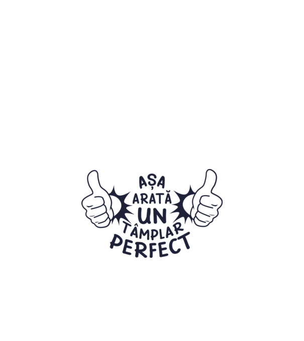 Așa arată un tâmplar perfect model alb pe tricou
