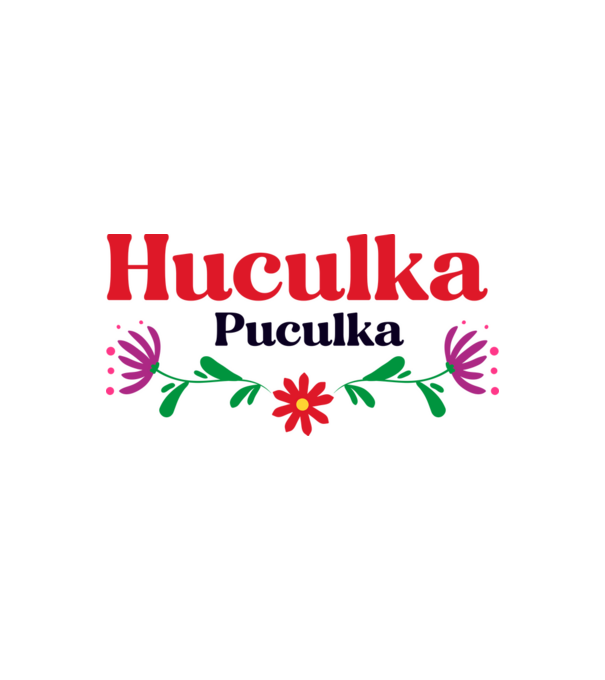 Huculka Puculka model alb pe tricou