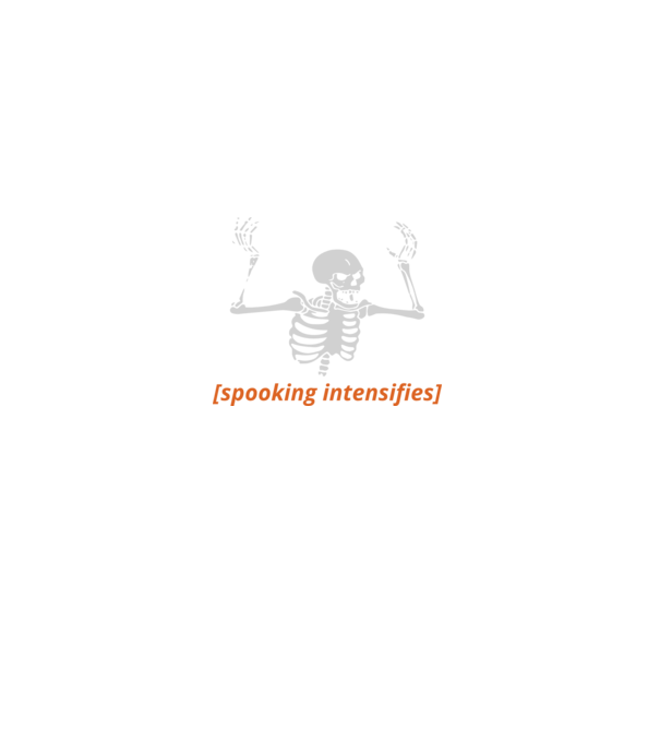 Spooking intensifies model negru pe tricou