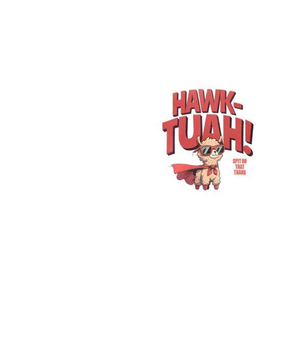 hawk tuah llama spit on that thang model galben neon pe tricou