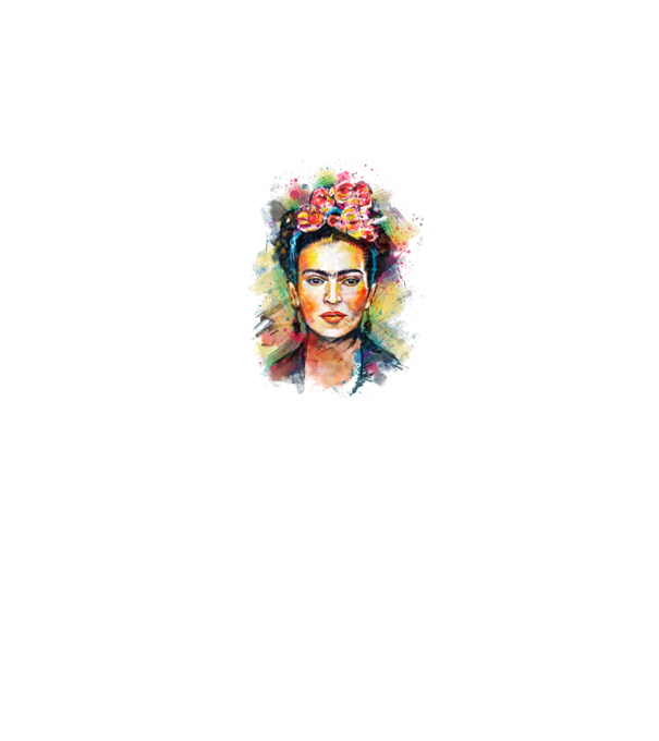 Frida Kahlo model alb pe tricou