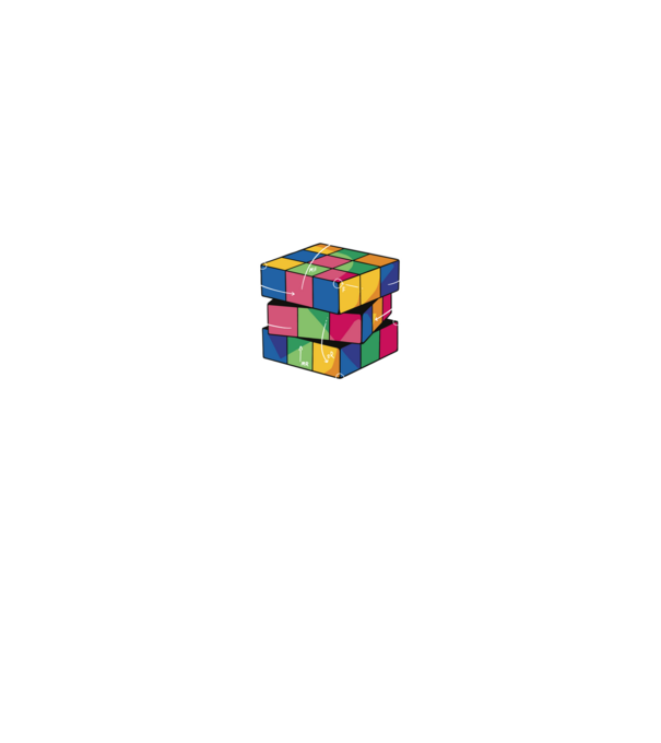 Rubik cube what part model negru pe tricou
