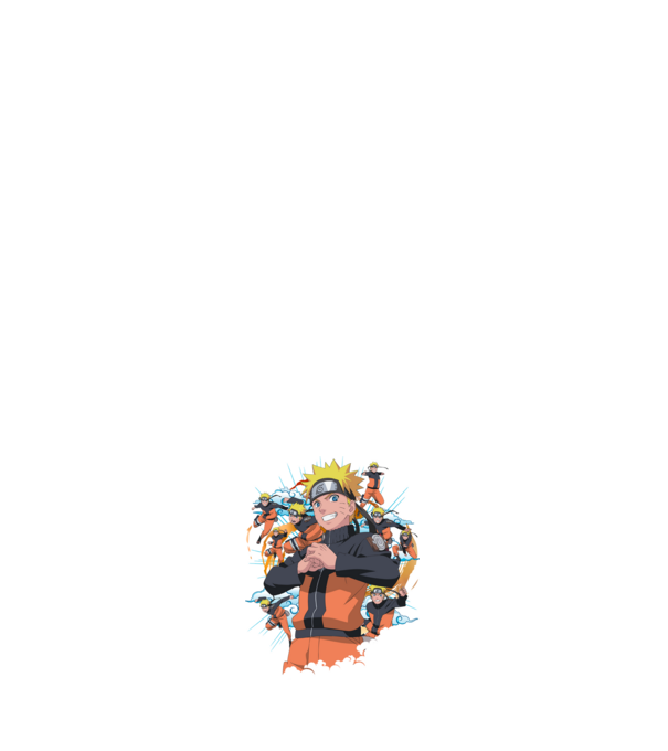 NARUTO model negru pe tricou