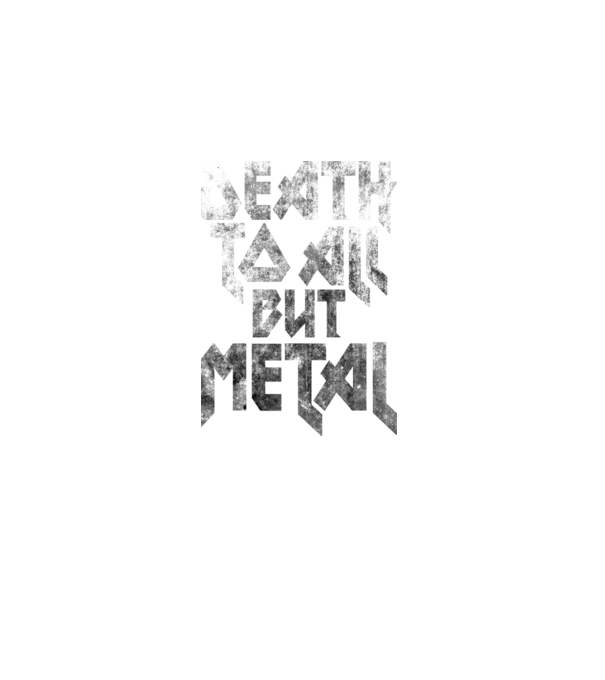Death but metal model negru pe tricou