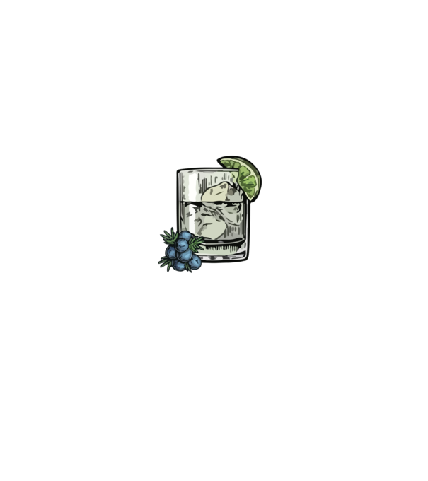 Let the fun be gin model negru pe tricou