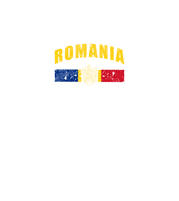 Romania coat of arms model negru pe tricou