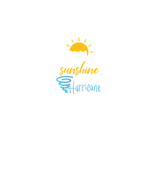 February Girls are Sunshine mixed with a little Hurricane model negru pe tricou