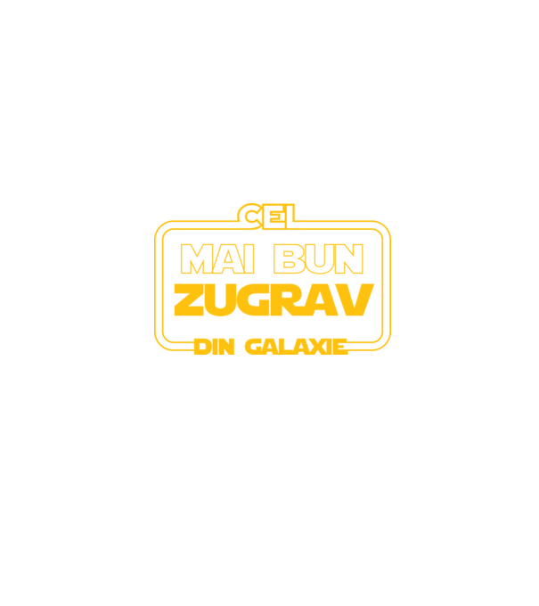 Cel mai bun zugrav din galaxie model negru pe tricou